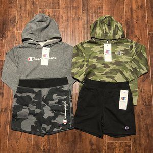 Champion Youth Hoodies and Shorts - S (7/8)